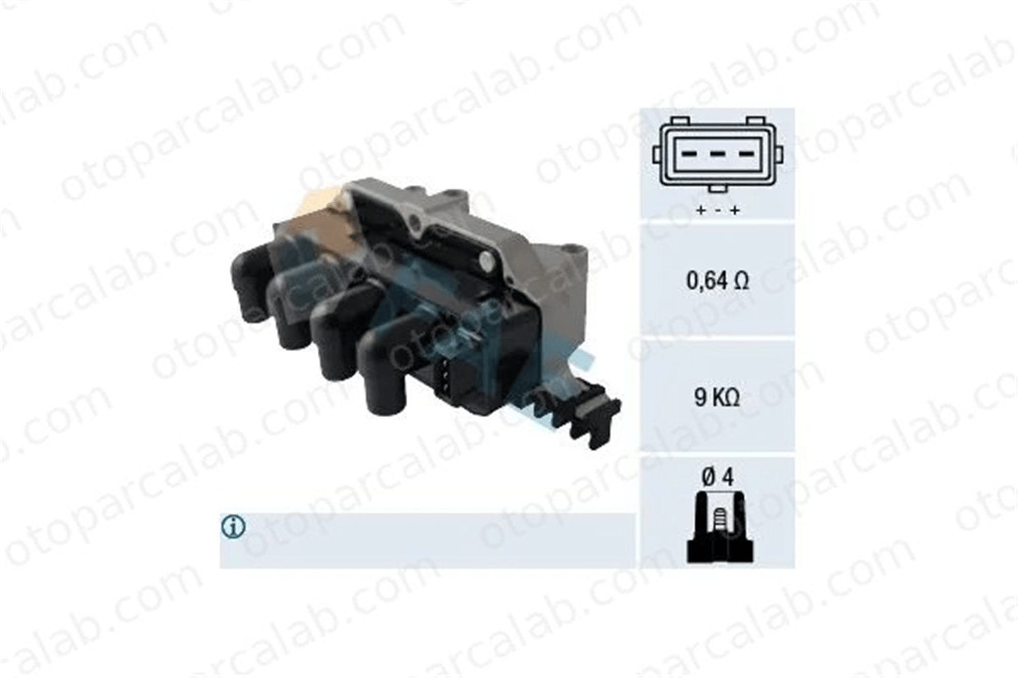ZEGEN ZIC1060 Ateşleme Bobini FIAT MAREA MULTIPLA 46446039 46472440