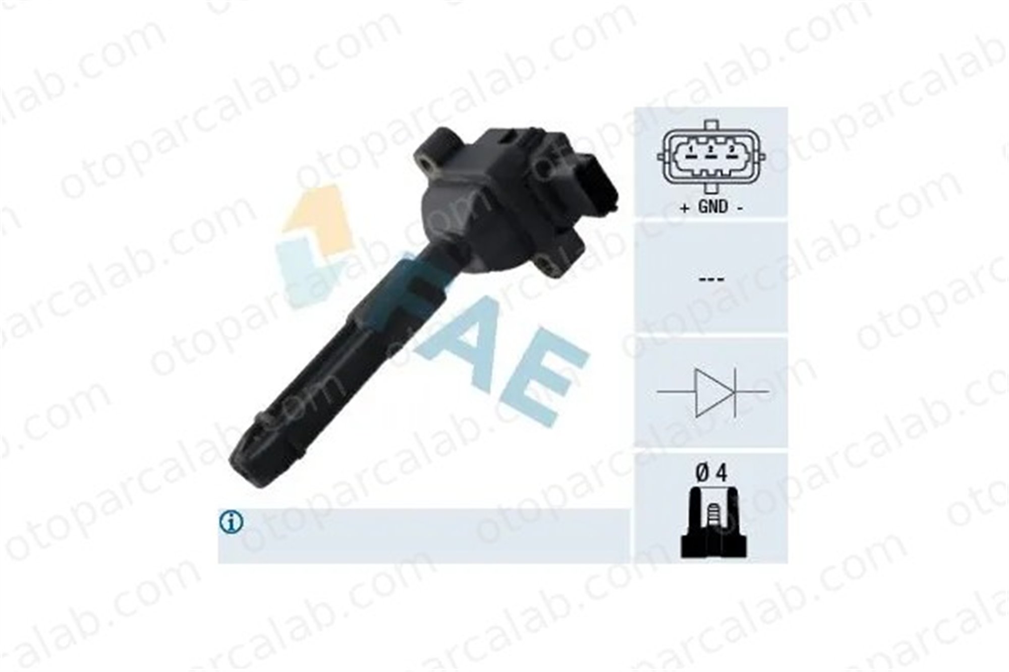 ZEGEN ZIC1119 Ateşleme Bobini MERCEDES-BENZ C-SERISI T-Model C-SERISI Coupe 1501780 1502880