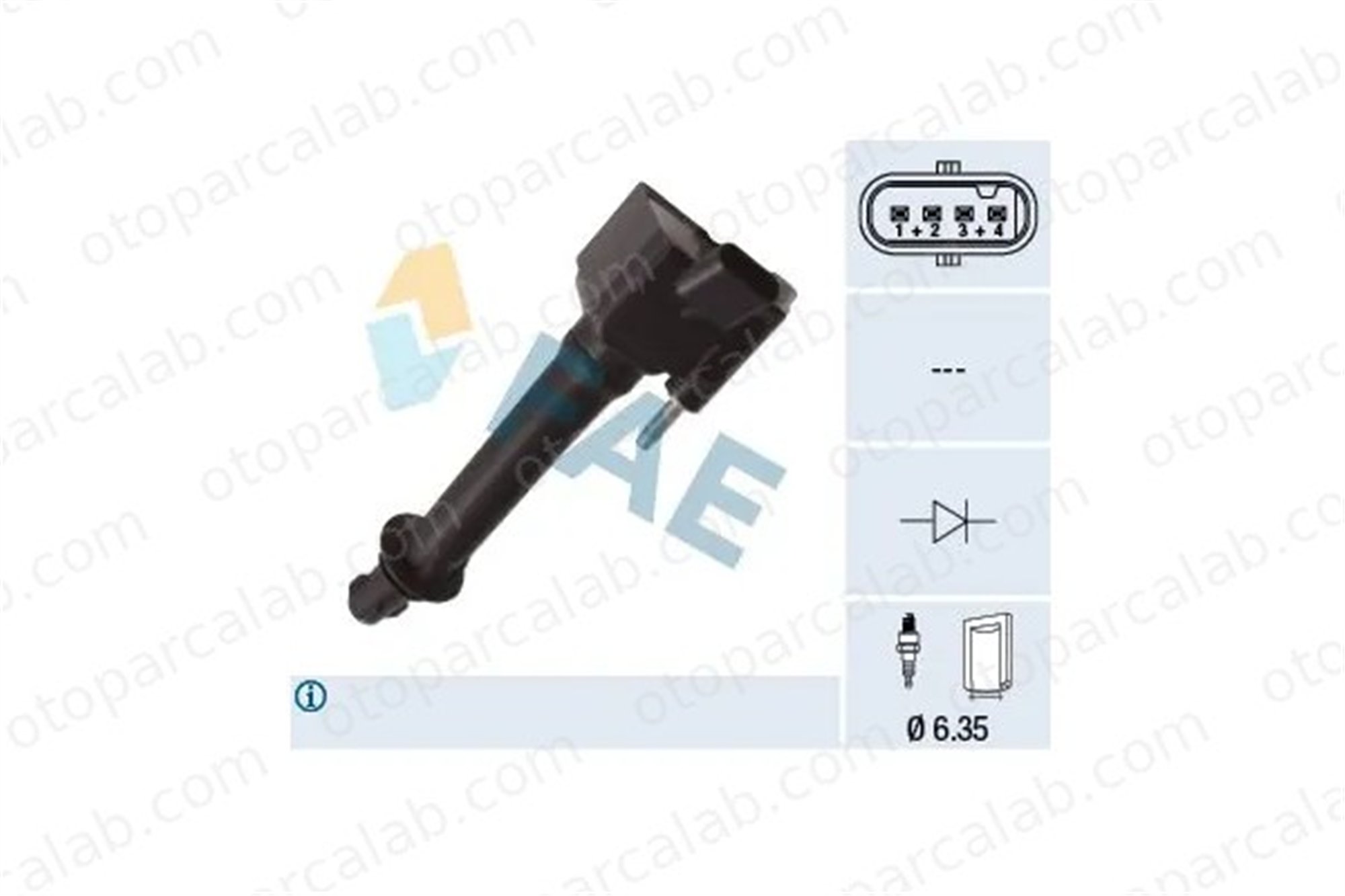 ZEGEN ZIC1124 Ateşleme Bobini OPEL CASCADA ZAFIRA TOURER C 1208109 1208119