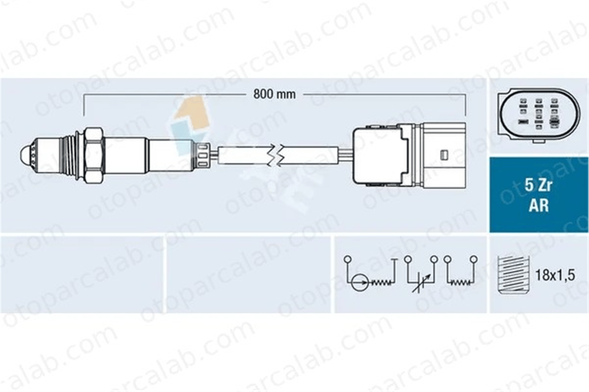 ZEGEN ZLS1104 Oksijen (Lambda) Sensörü AUDI A4 B6 Avant VW POLO 22906262AA 22906262AR
