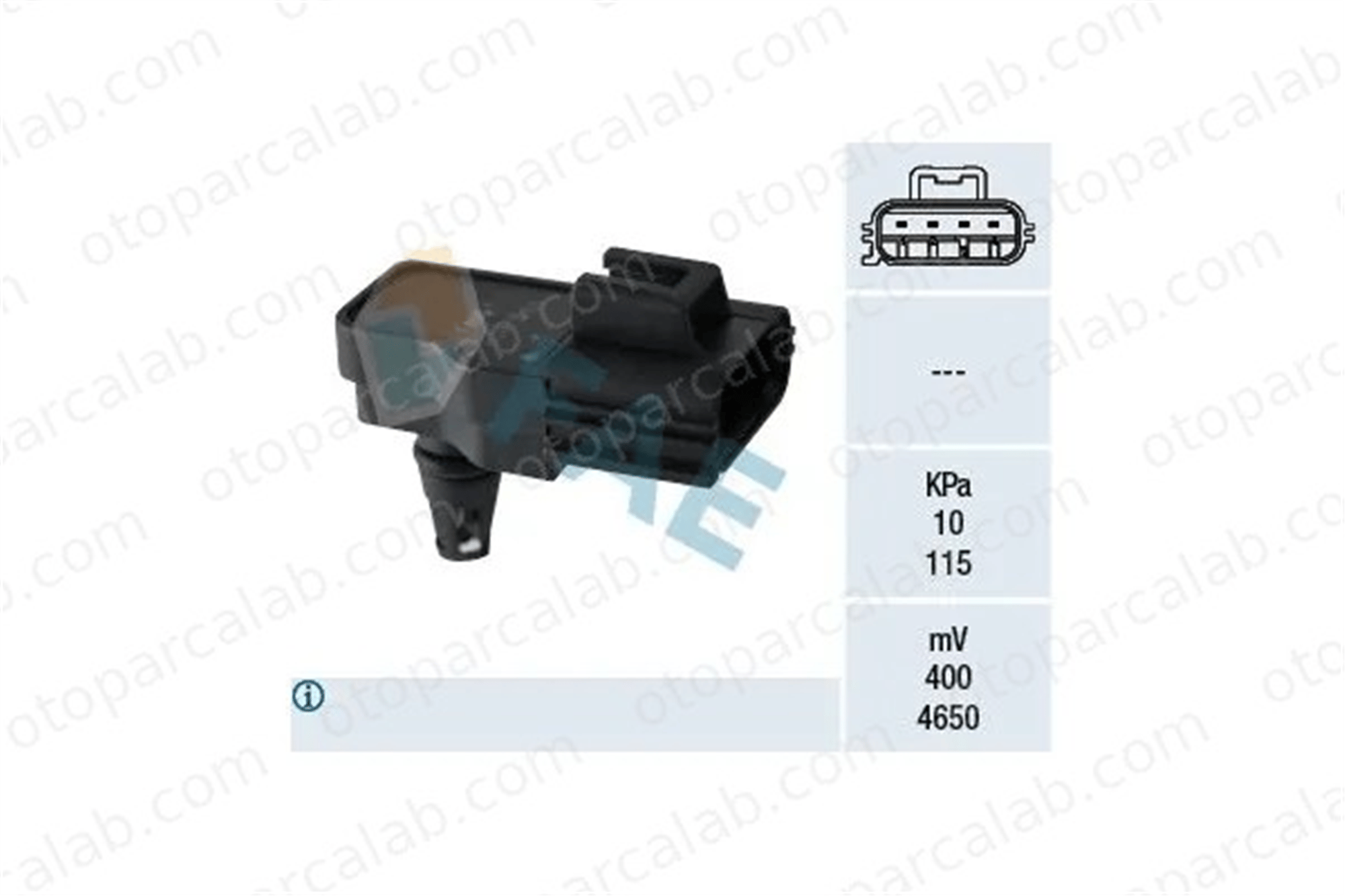 ZEGEN ZMPS1008 MAP Sensörü FORD FIESTA IV KA 1086439 1087424