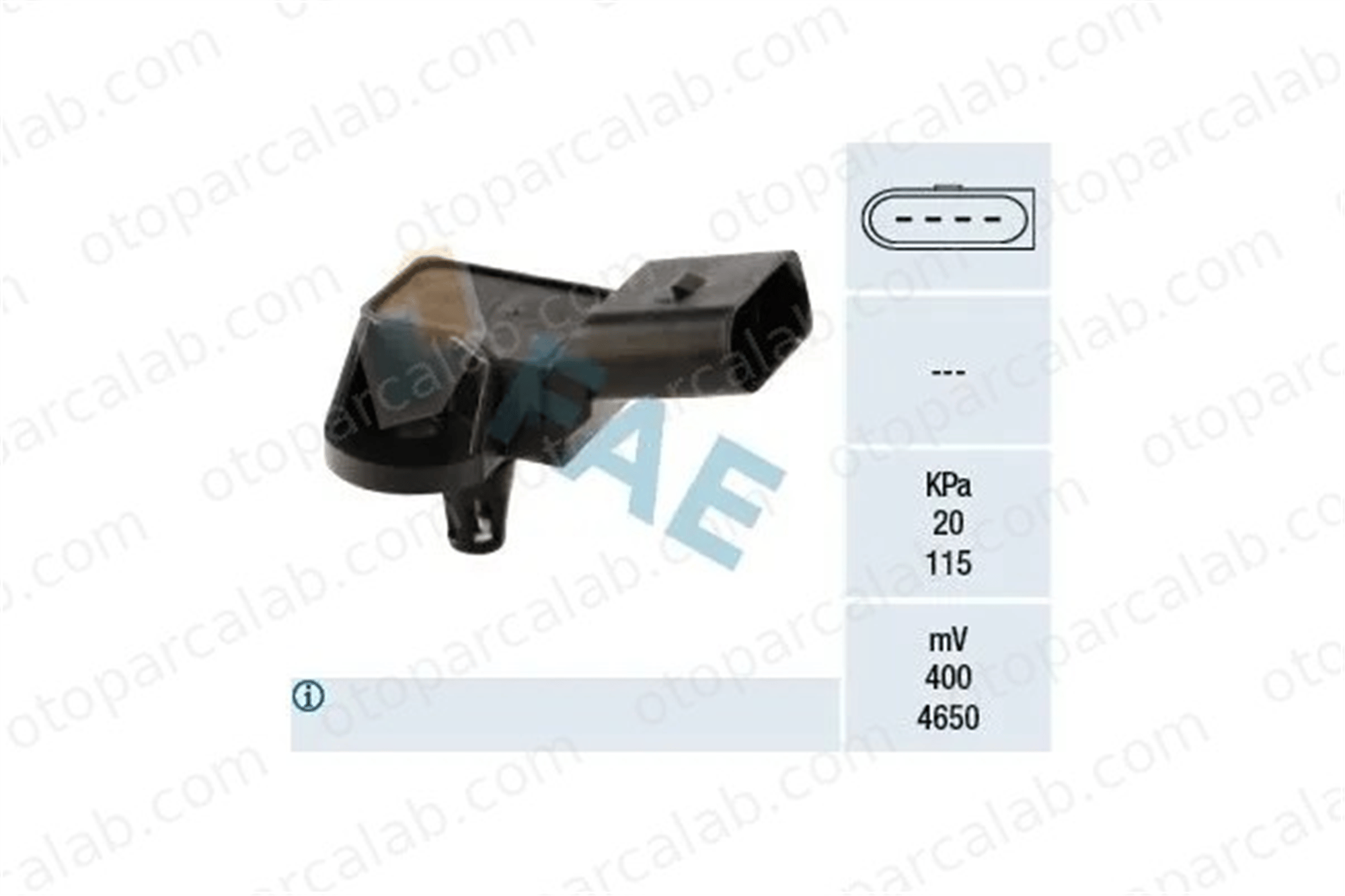 ZEGEN ZMPS1017 MAP Sensörü SEAT LEON VW POLO 6B906051 06B 906 051