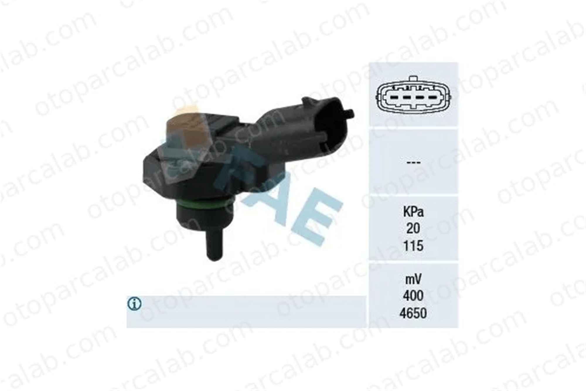 ZEGEN ZMPS1031 MAP Sensörü HYUNDAI ACCENT I ACCENT Sedan 22634AA00A 3933026300
