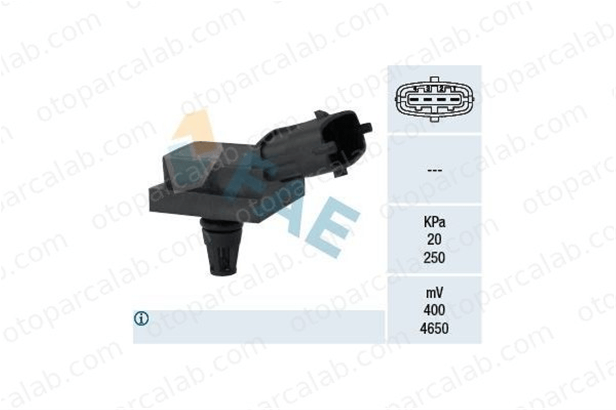 ZEGEN ZMPS1071 MAP Sensörü RENAULT MASTER II Minibüs/Otobüs MASTER II Panelvan/Van 223658143R 2508500Q0B