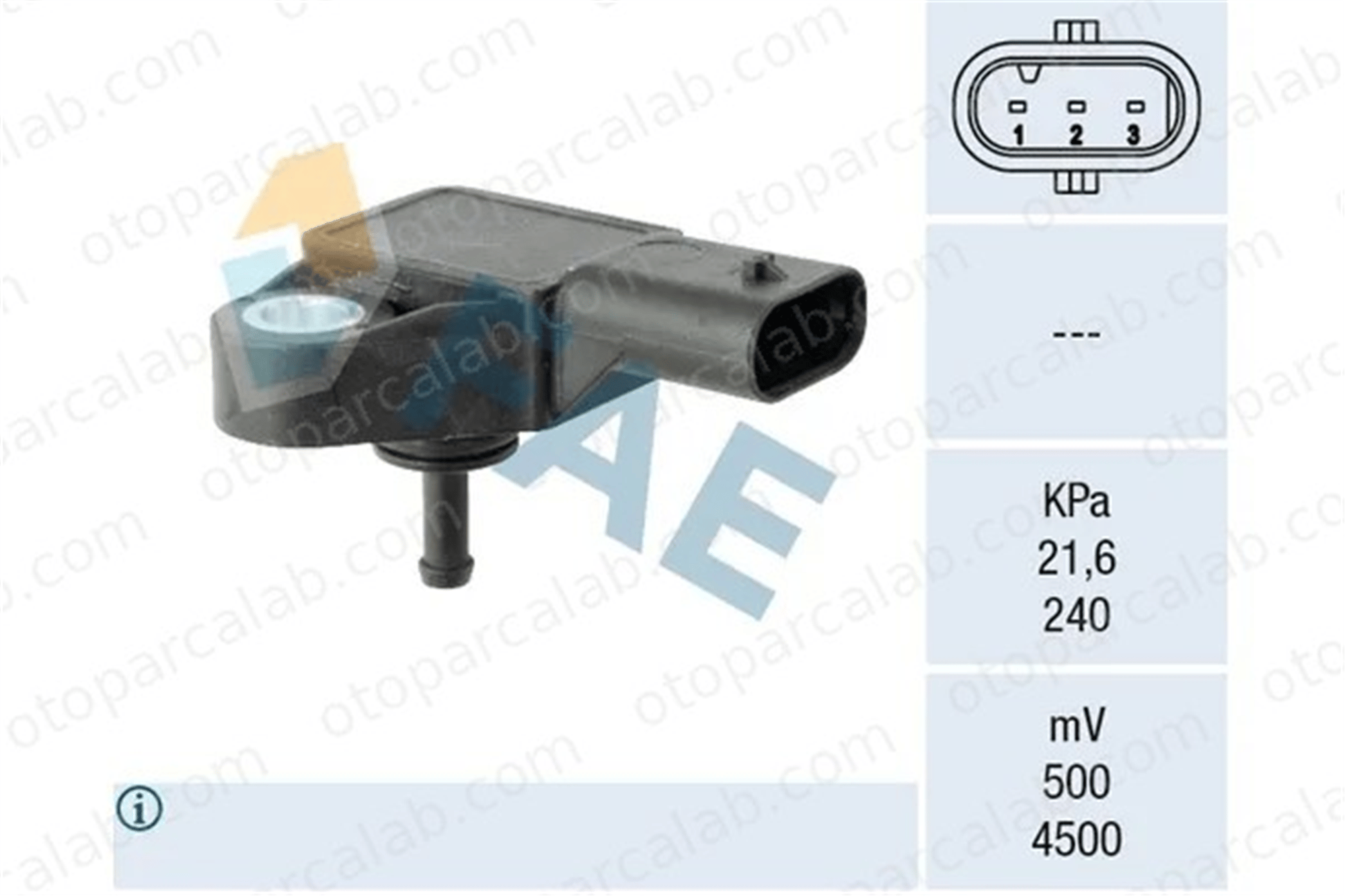 ZEGEN ZMPS1078 MAP Sensörü MERCEDES-BENZ S-SERISI S-SERISI Coupe 71533128 A0071533128