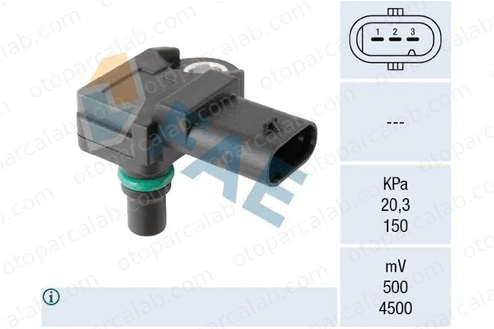 ZEGEN ZMPS1079 MAP Sensörü BMW 1 2 Active Tourer 13627636936 13628637898