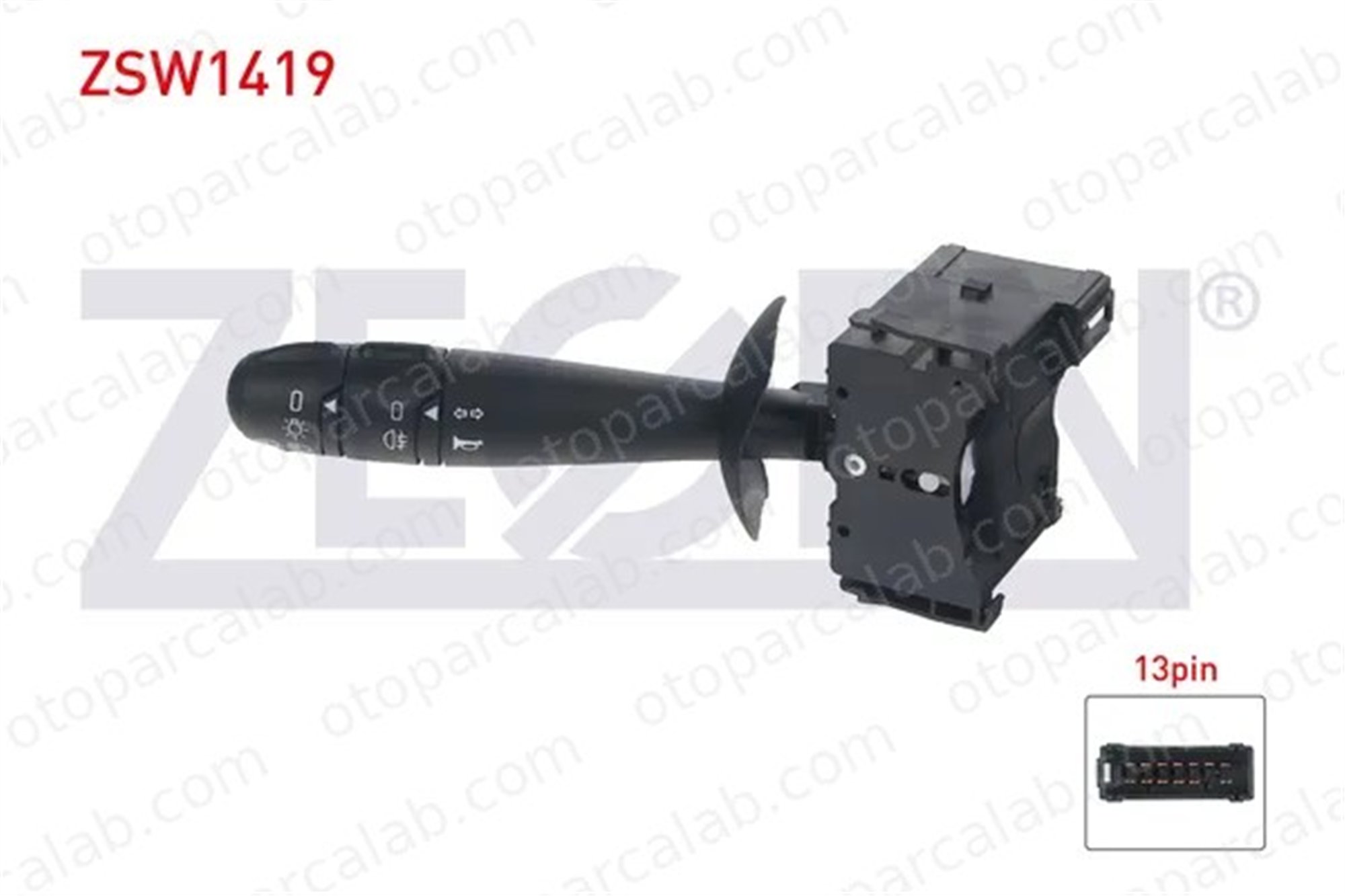 ZEGEN ZSW1419 Far Sinyal Kolu RENAULT TRAFIC II Panelvan/Van TRAFIC II Minibüs/Otobüs 7701057612 2556000Q0J
