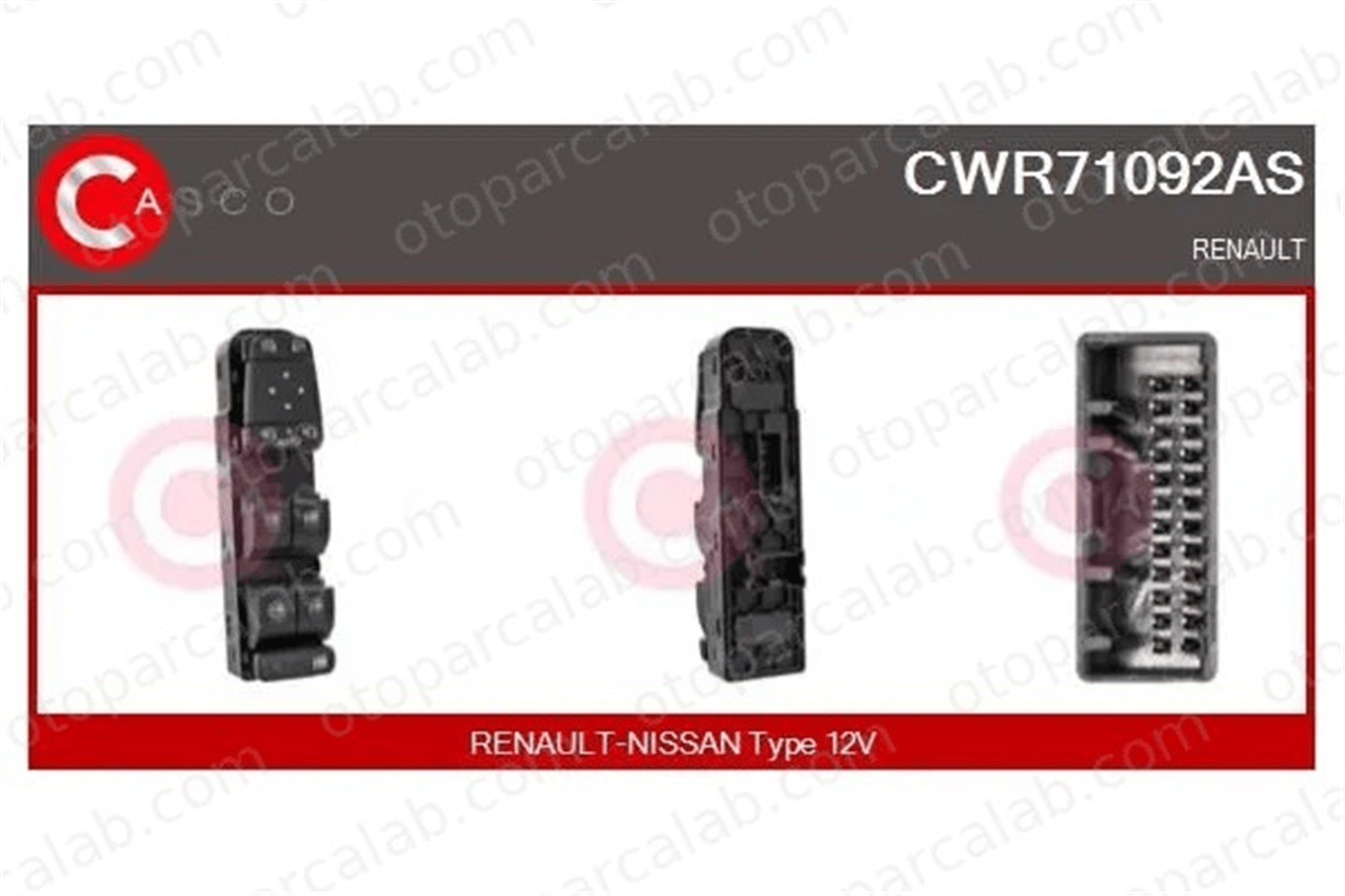 ZEGEN ZSW1546 Cam Açma Düğmesi Ön Sağ RENAULT MEGANE IV Hatchback MEGANE IV Grandtour 254012952R 254015253R
