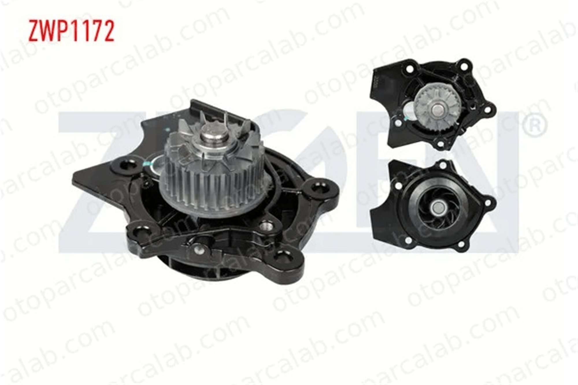 ZEGEN ZWP1172 Devirdaim Su Pompası AUDI A4 B8 A4 B8 Avant 6H121026AB 6H121026AF