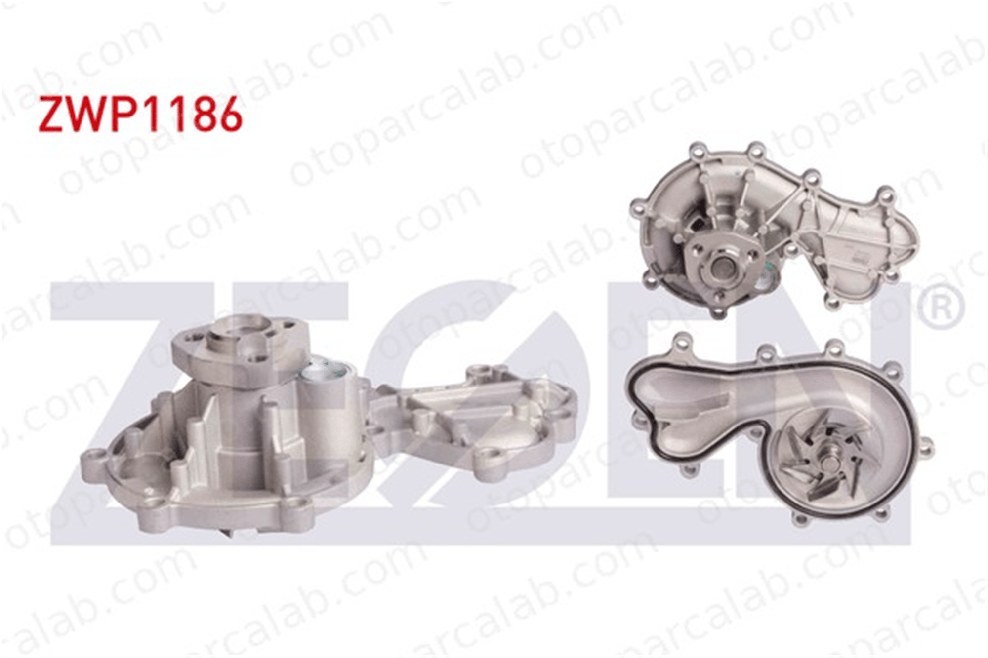ZEGEN ZWP1186 Devirdaim Su Pompası AUDI A6 C7 A7 Sportback 59121005T 59121005TV