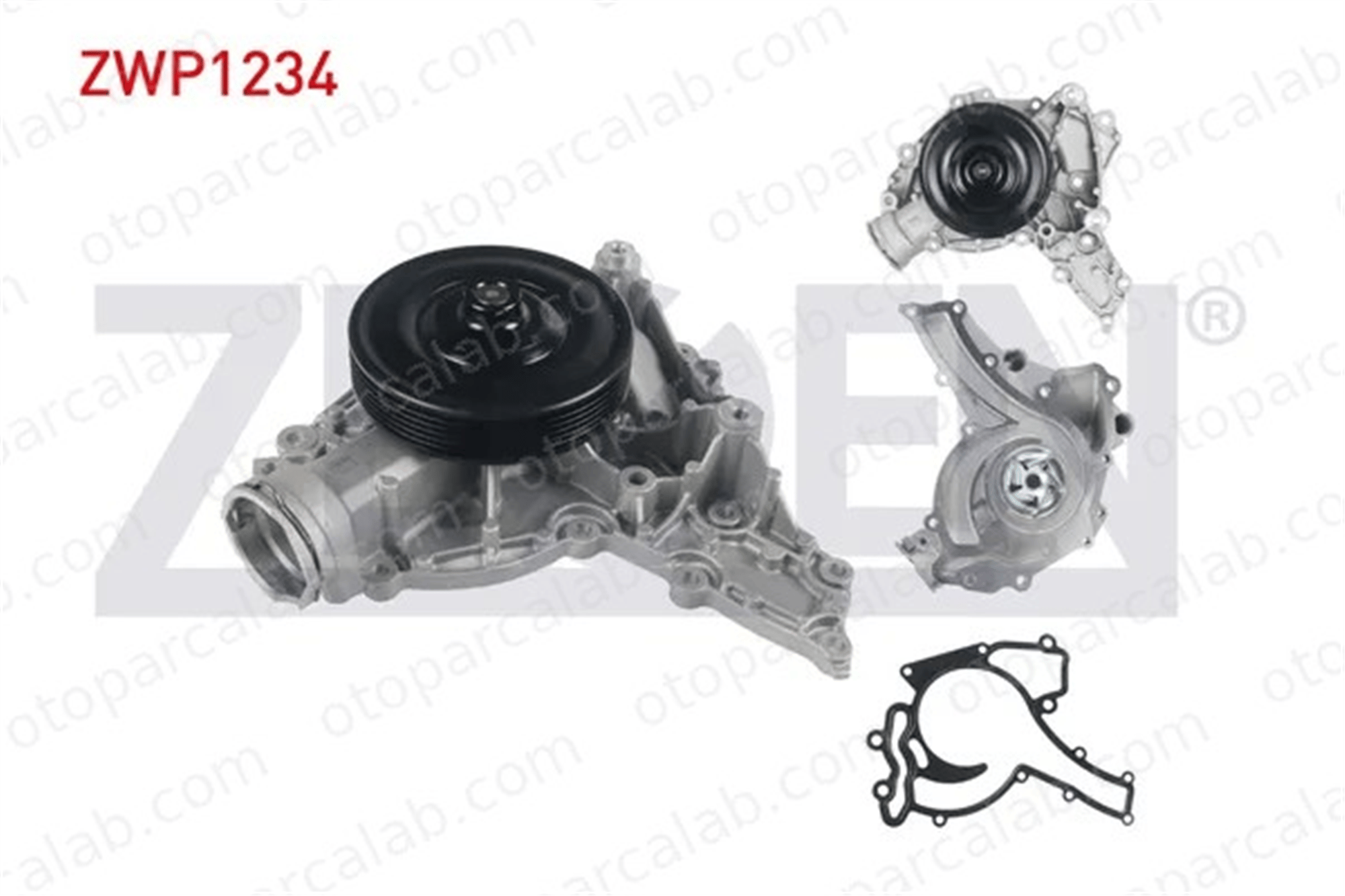 ZEGEN ZWP1234 Devirdaim Su Pompası MERCEDES-BENZ C-SERISI C-SERISI T-Model 2722000901 A2722000901