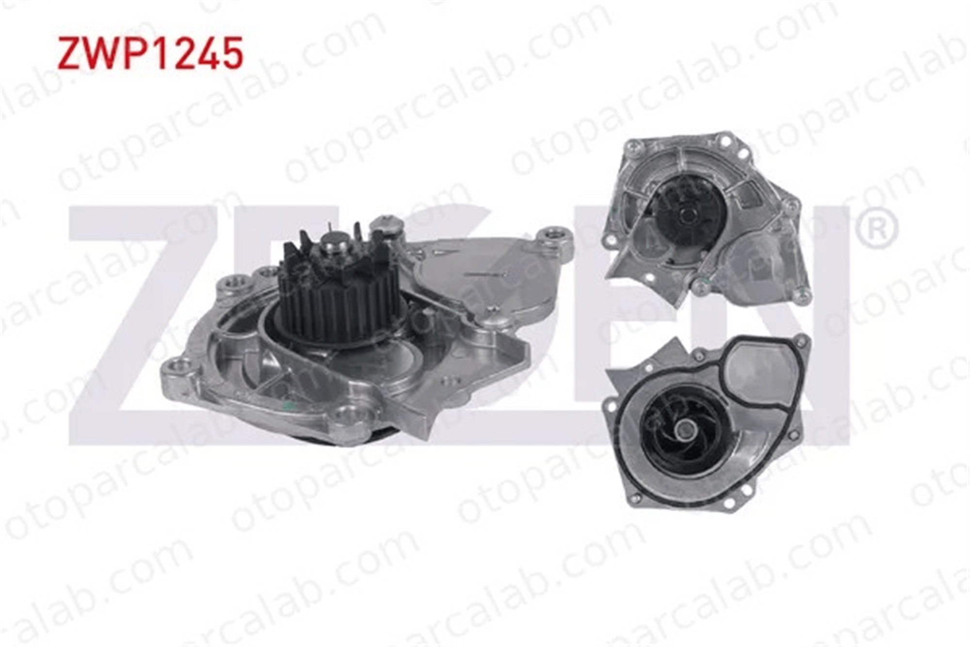 ZEGEN ZWP1245 Devirdaim Su Pompası AUDI A5 Sportback A5 6K121011B 6K121011C