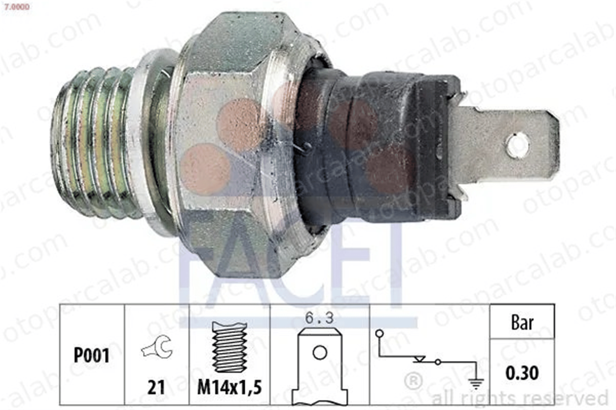 ZENON FI8820 Yağ Müşürü FIAT UNO TIPO 4459907 4133922