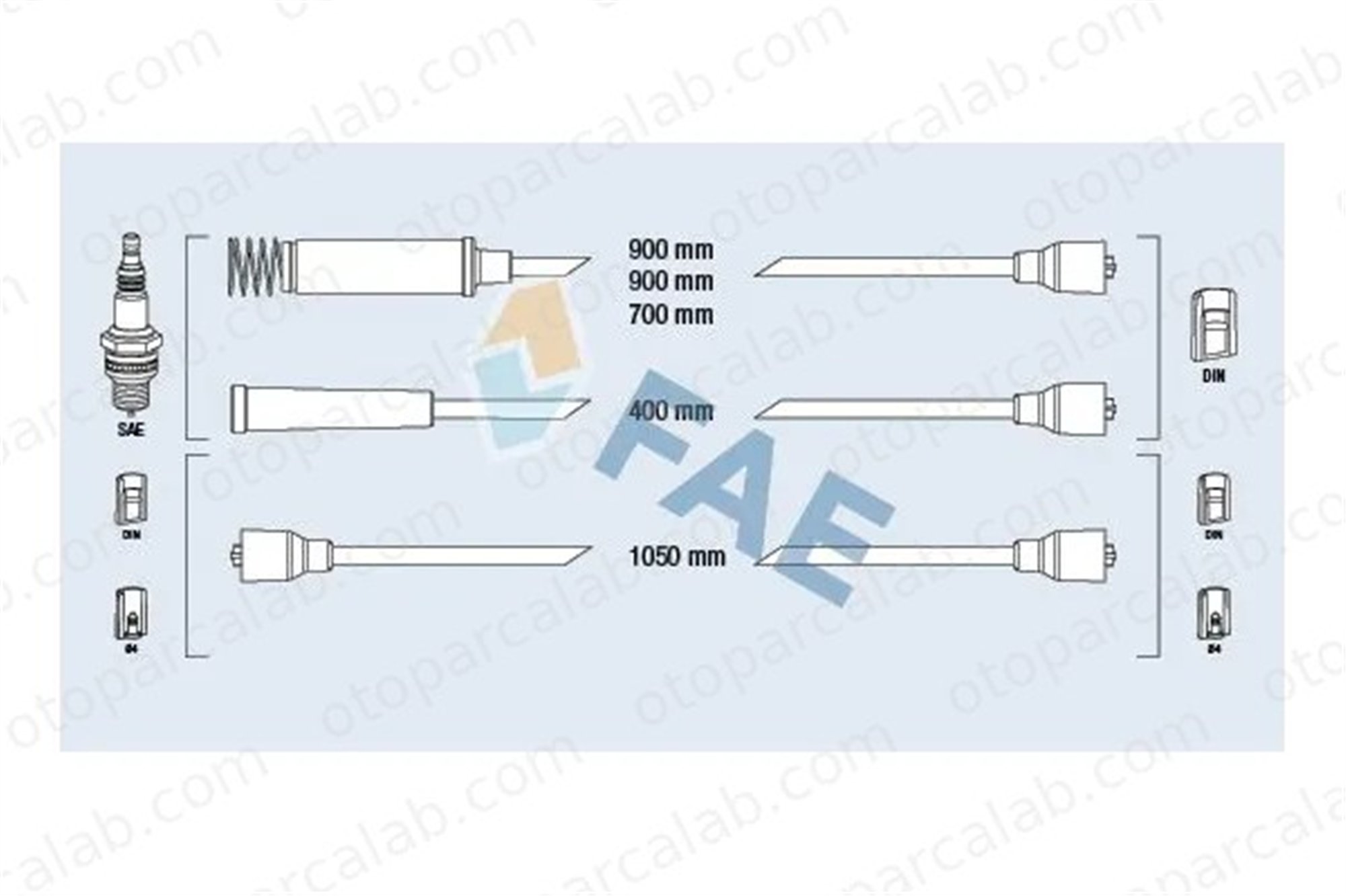 ZETEX ZX3036 Buji Kablosu OPEL OMEGA A OMEGA A Station wagon 1612485 90349320