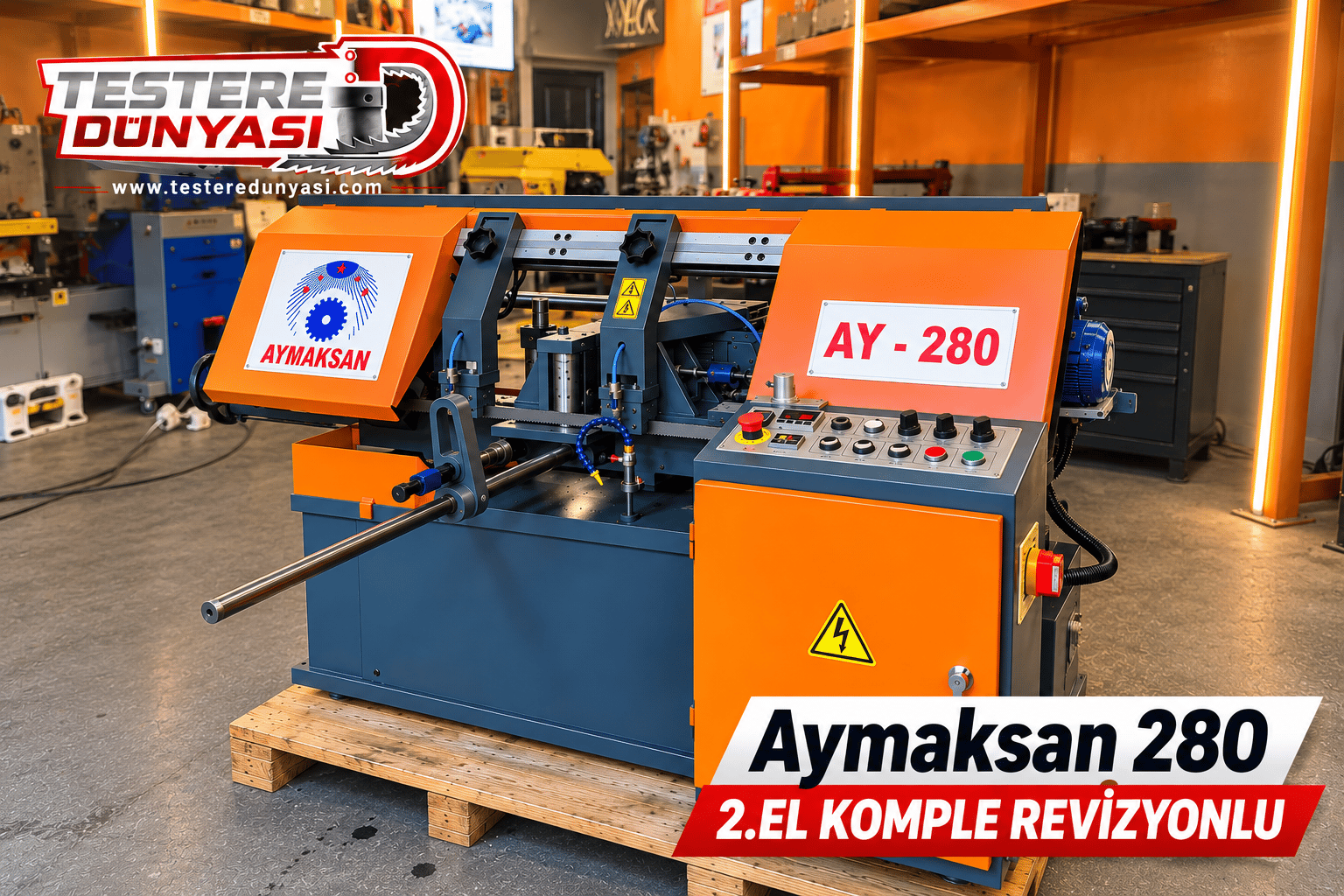 AYMAKSAN 280 2.EL KOMPLE REVİZYONLU ( TAM OTOMATİK )