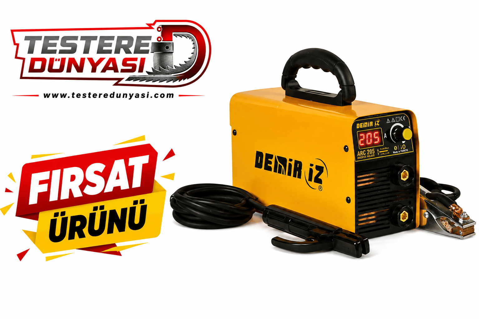 DEMİRİZ ARC 205 ELEKTROT KAYNAK MAKİNASI