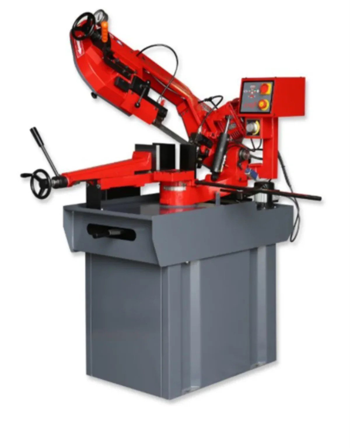 KAR METAL CRAFT 220X250 DM SULU ÇAPAKSIZ ÇİFT YÖN AÇILI ŞERİT TESTERE MAKİNASI