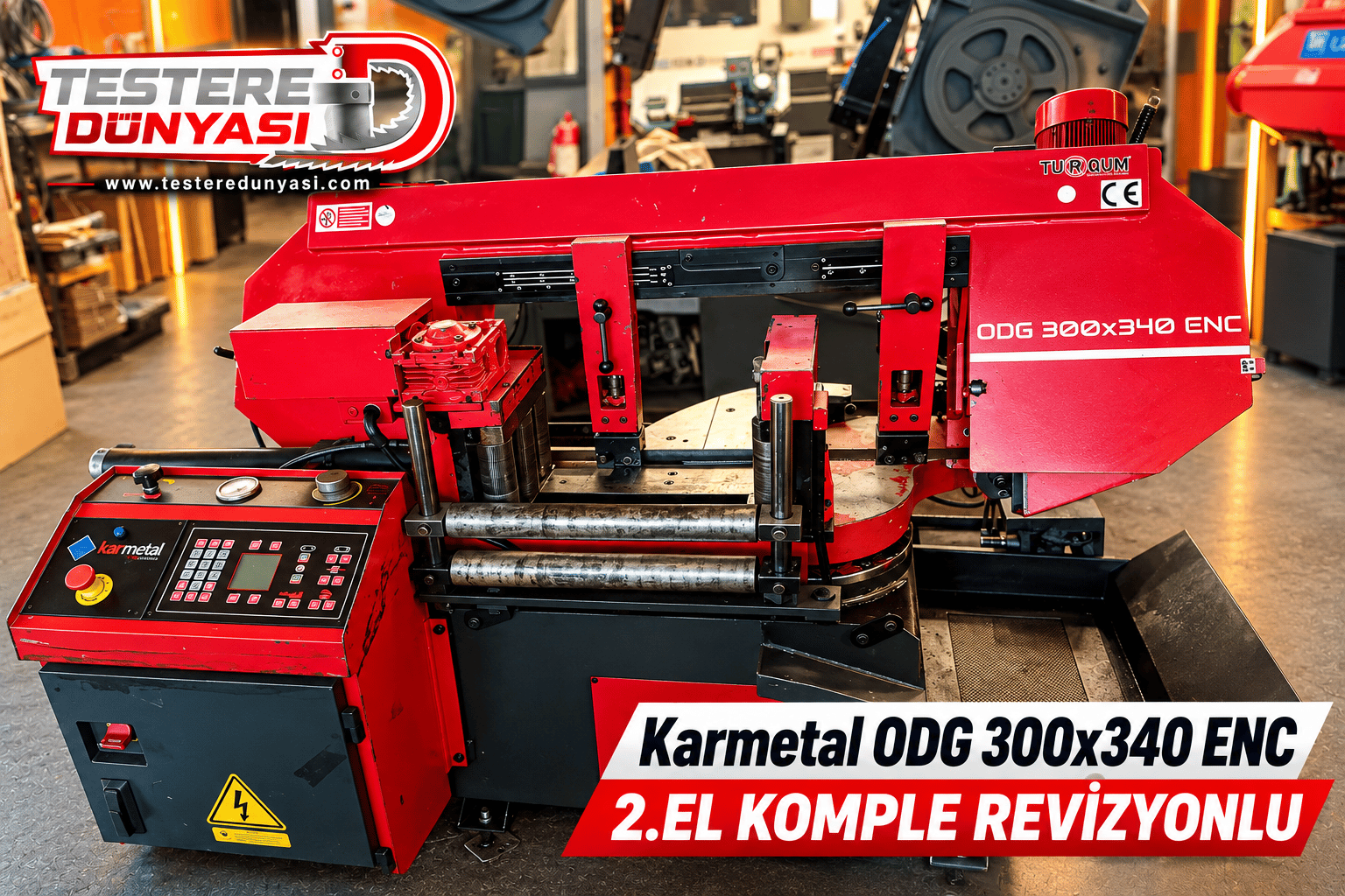 KARMETAL ODG 300x340 ENC 2.EL KOMPLE REVİZYONLU ( TAM OTOMATİK - AÇILI )