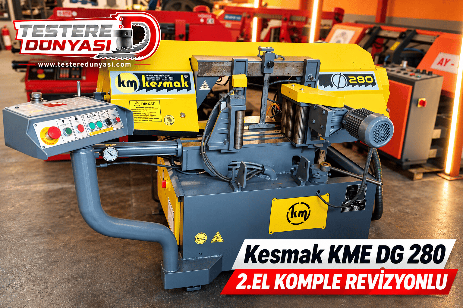 KESMAK KME DG 280 2.EL KOMPLE REVİZYONLU ( TAM OTOMATİK - AÇILI )