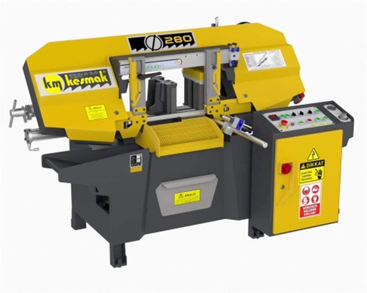 KESMAK KMO280 SULU ÇAPAKSIZ TAM OTOMATİK DÜZ KESİM ŞERİT TESTERE MAKİNASI