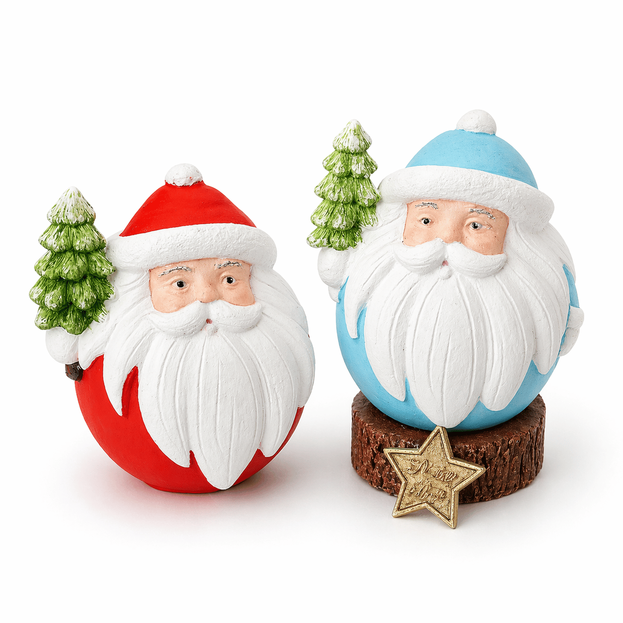 1077 - Silikon Kalıp Mum Kalıbı - Tombul Noel Baba