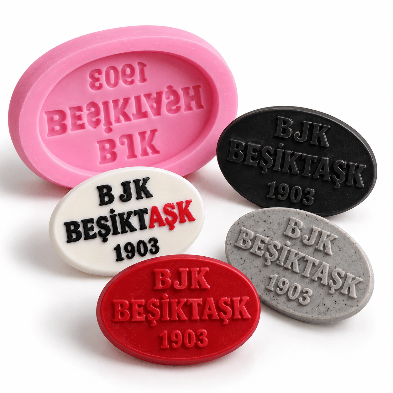 1390 - Silikon Kalıp Mum Kalıbı - Beşiktaş