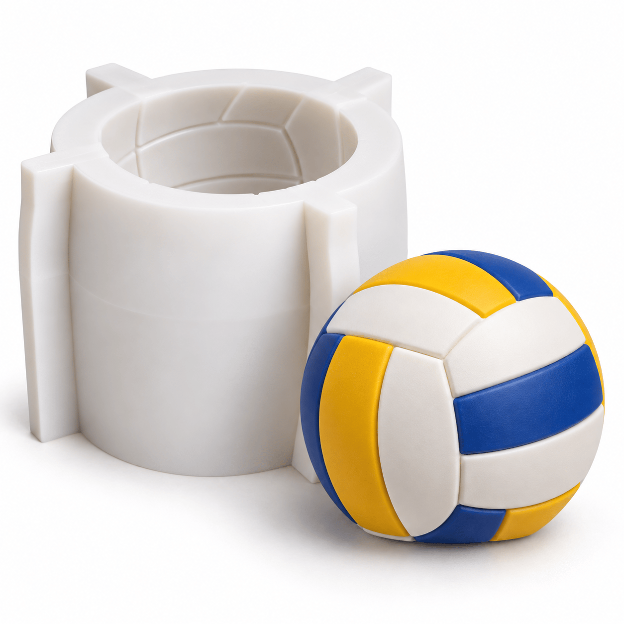 1428 -Voleybol Topu Silikon Kalıp