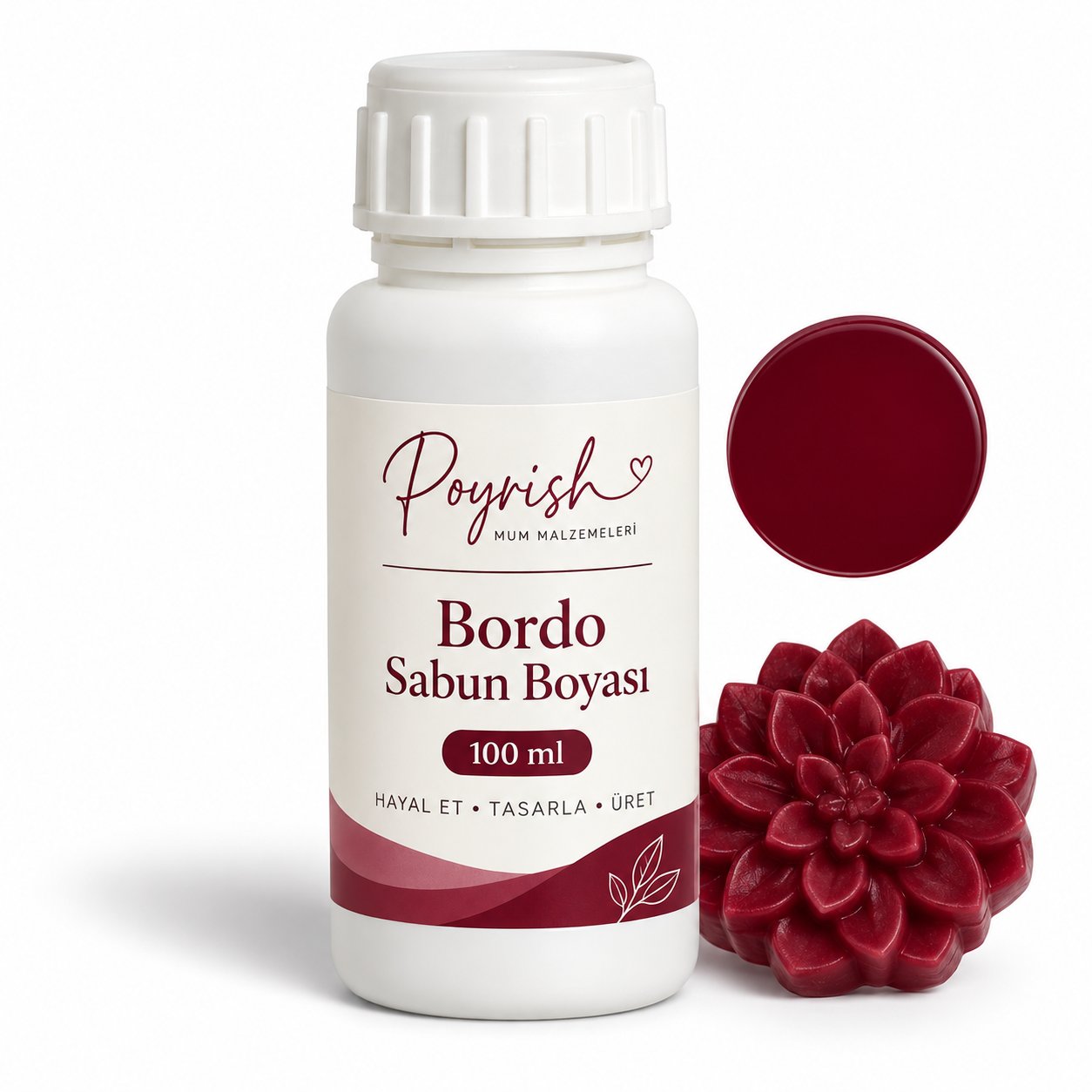 Bordo Sabun Boyası 100 ml.