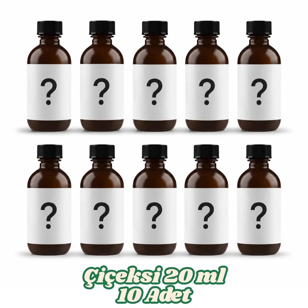 Çiçeksi Kokular 20 ml. Kendin Seç Esans Seti - 10 Adet