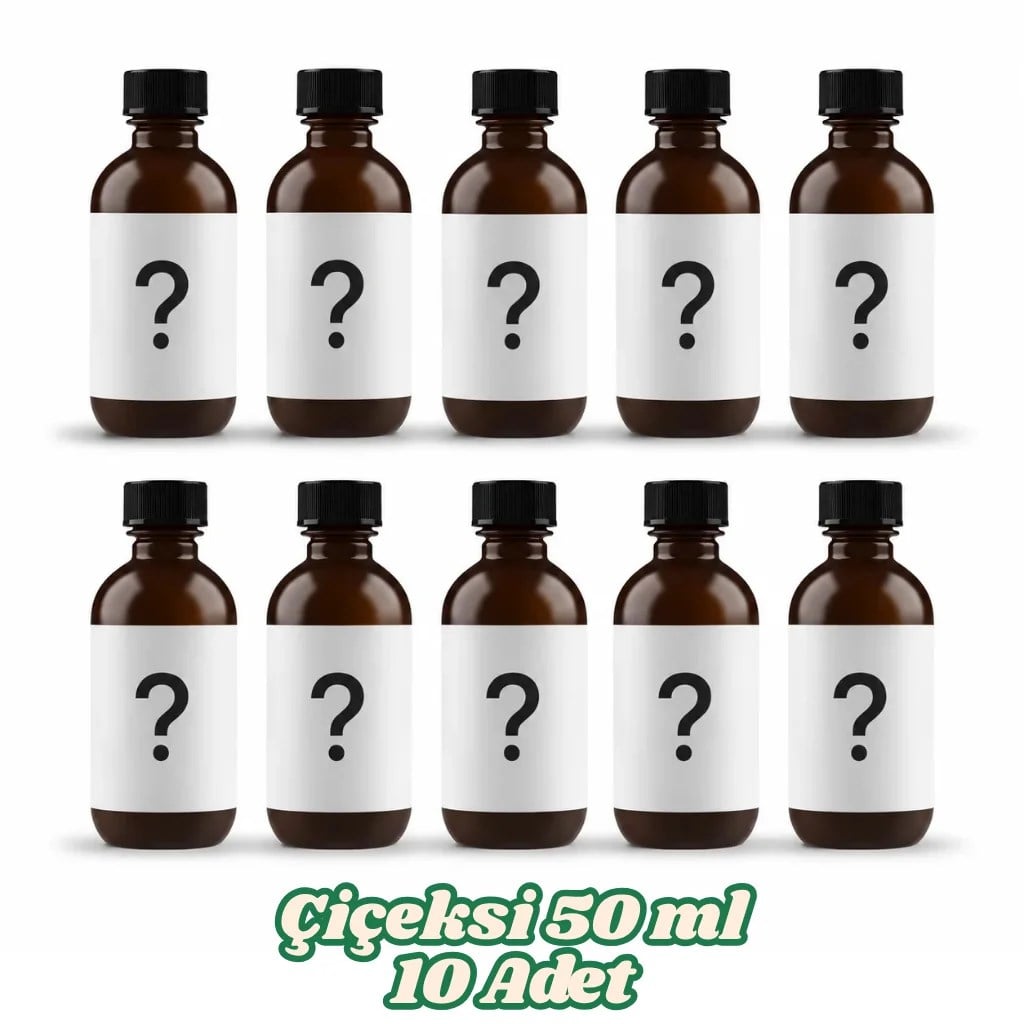 Çiçeksi Kokular 50 ml. Kendin Seç Esans Seti - 10 Adet