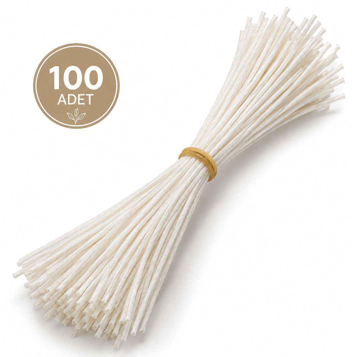 Çıtçıtsız Mum Fitili 16 Numara 100 Adet (25 cm)