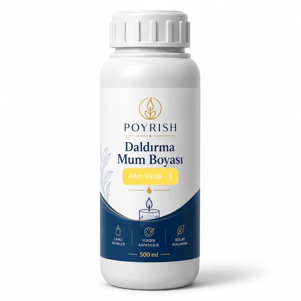Daldırma Mum Boyası - Varak Altın - VR101 - 500 ml.