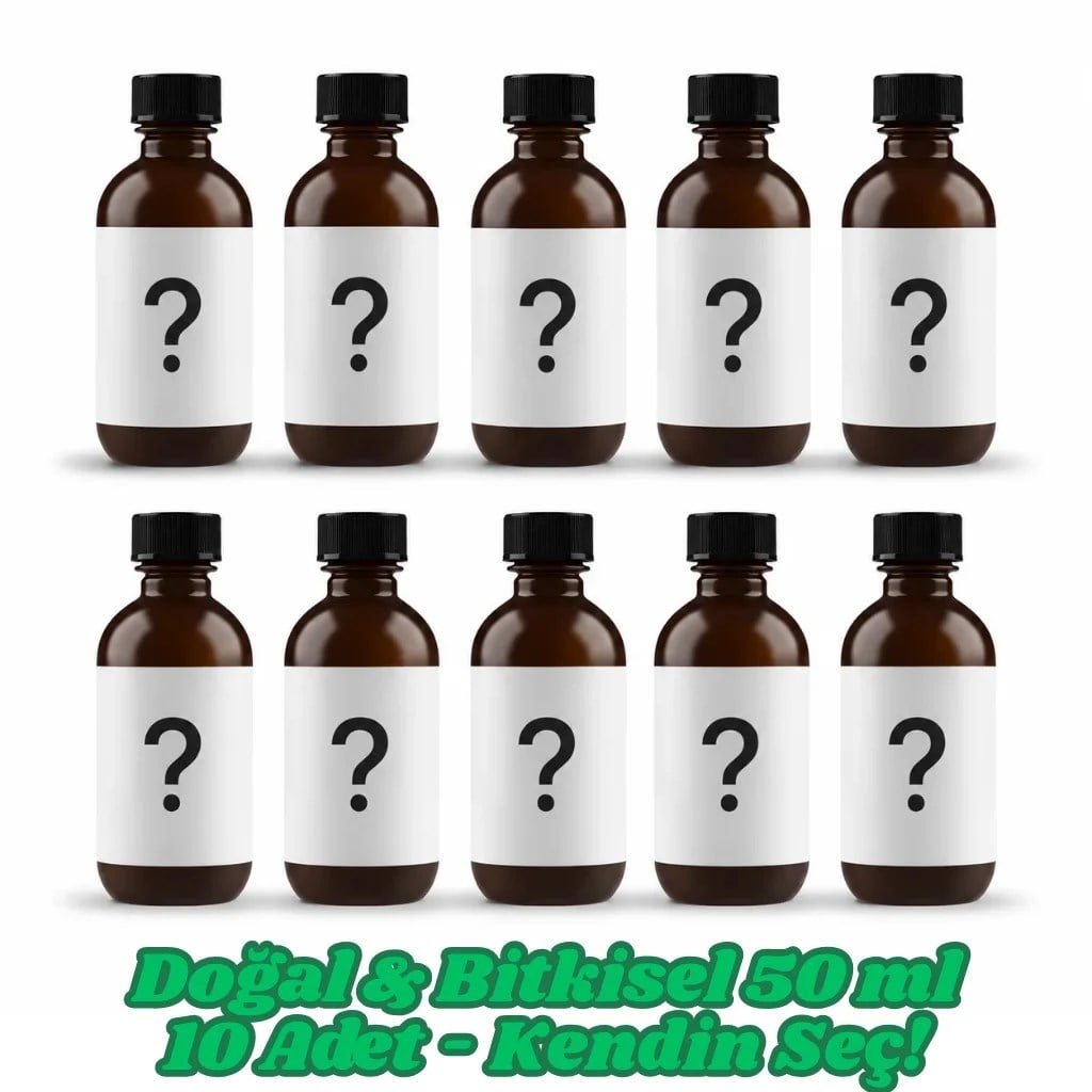 Doğal & Bitkisel Kokular 50 ml. Kendin Seç Esans Seti - 10 Adet