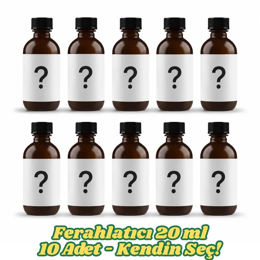 Ferahlatıcı Kokular 20 ml. Kendin Seç Esans Seti - 10 Adet