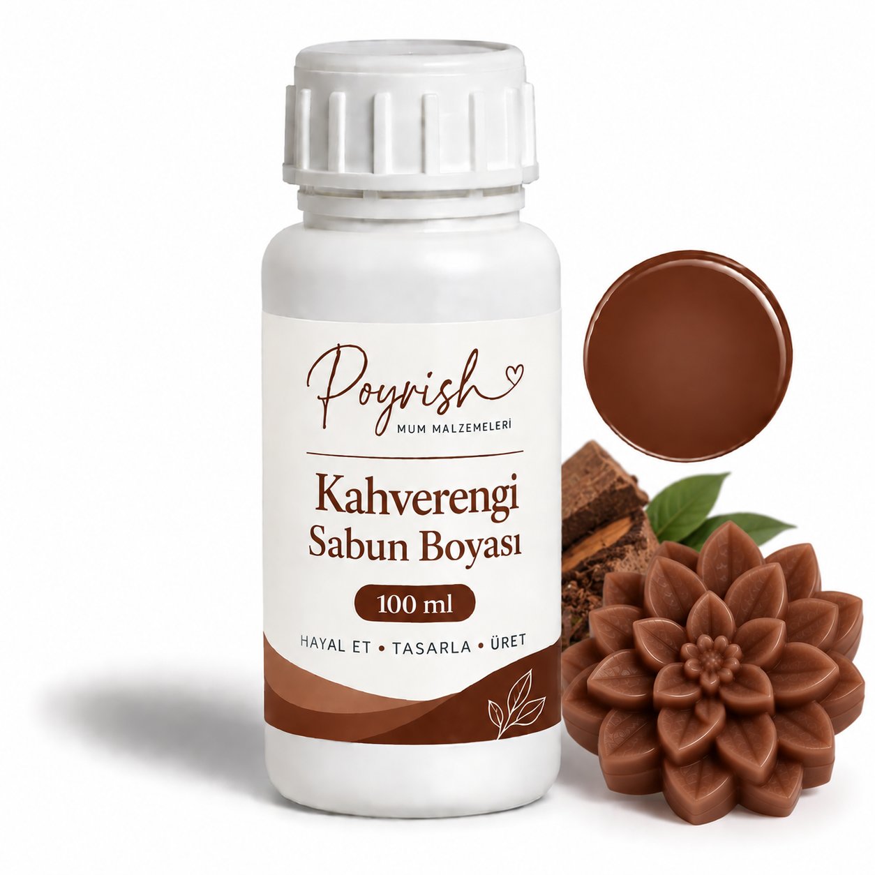 Kahverengi Sabun Boyası 100 ml.