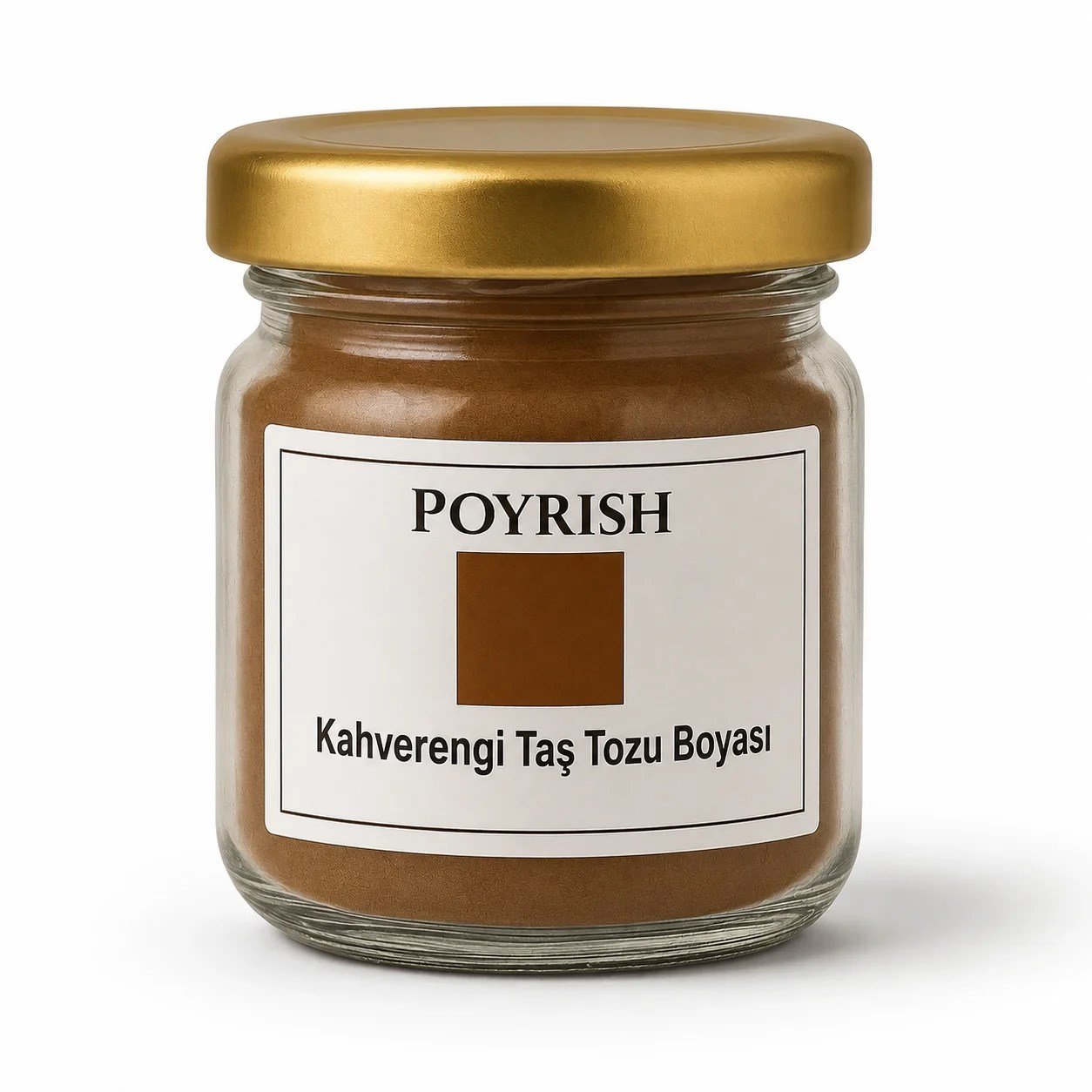Kahverengi Taş Tozu ve Epoksi Boyası 25 Gr.
