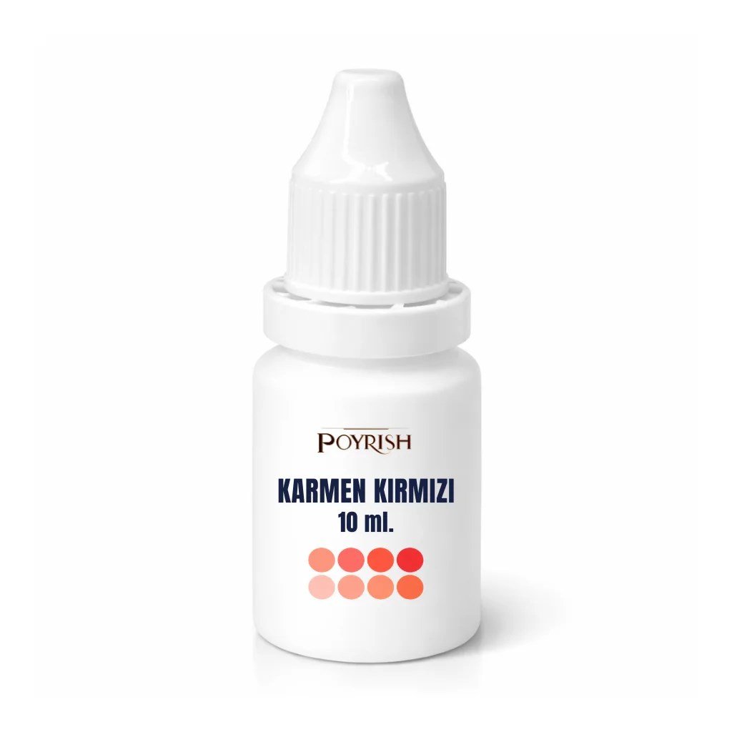 Karmen Kırmızı Sabun Boyası 10 ml.