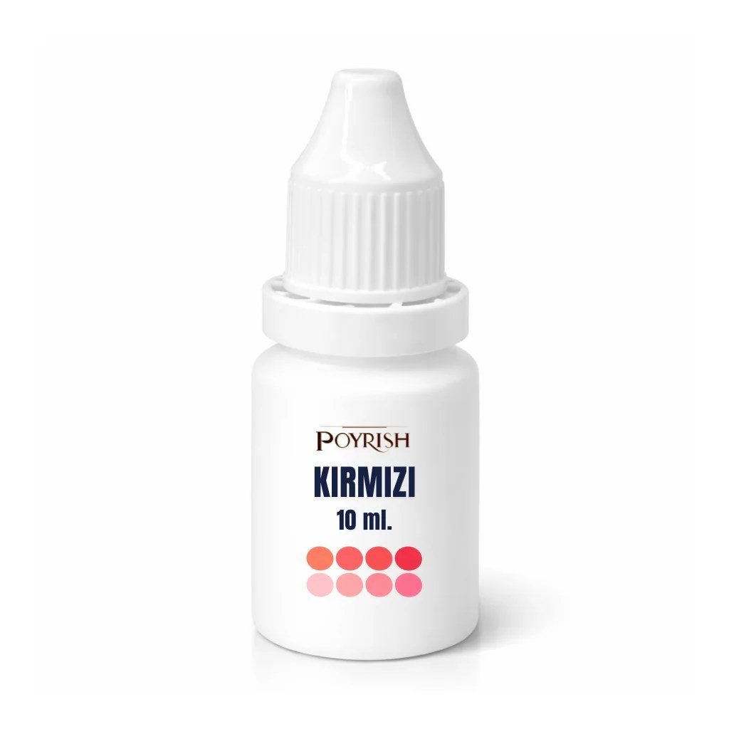 Kırmızı Sabun Boyası 10 ml.