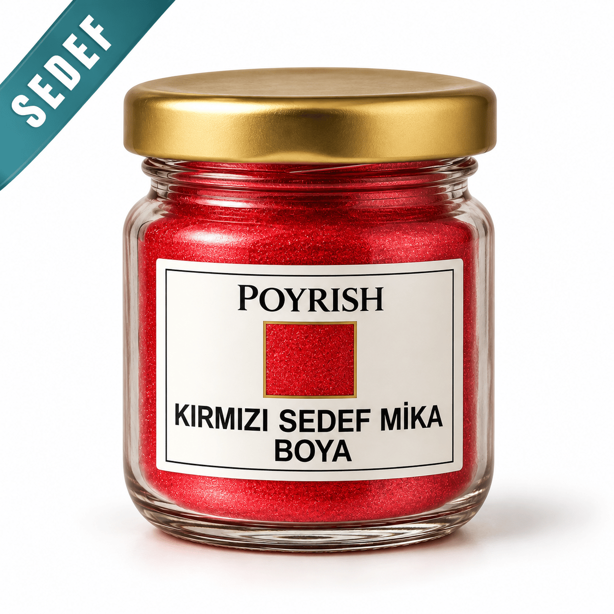 Kırmızı Sedef Mika Boya 10 Gr.