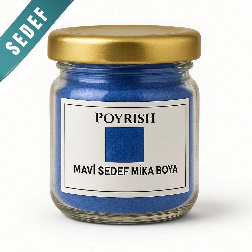 Mavi Sedef Mika Boya 10 Gr.