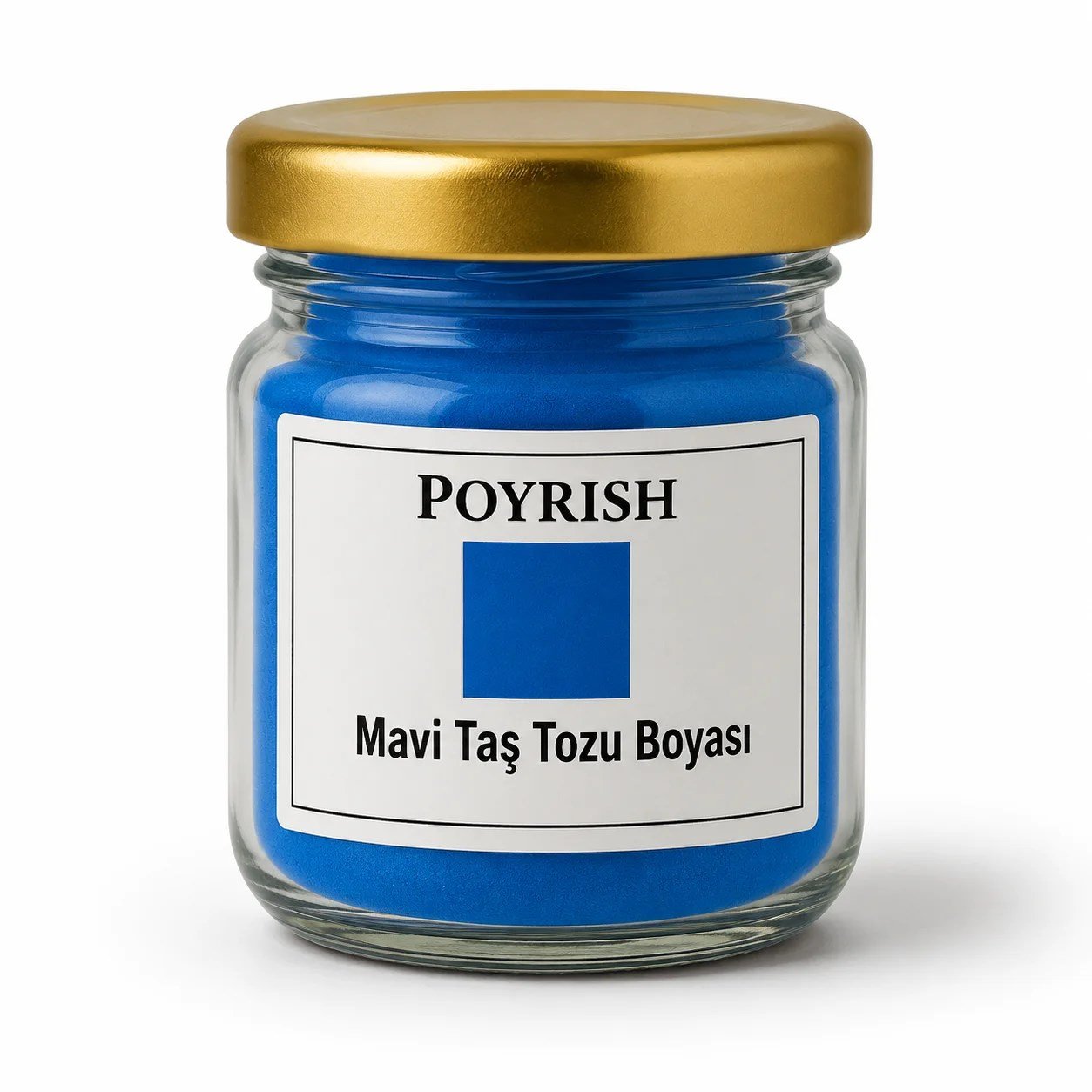 Mavi Taş Tozu ve Epoksi Boyası 25 Gr.