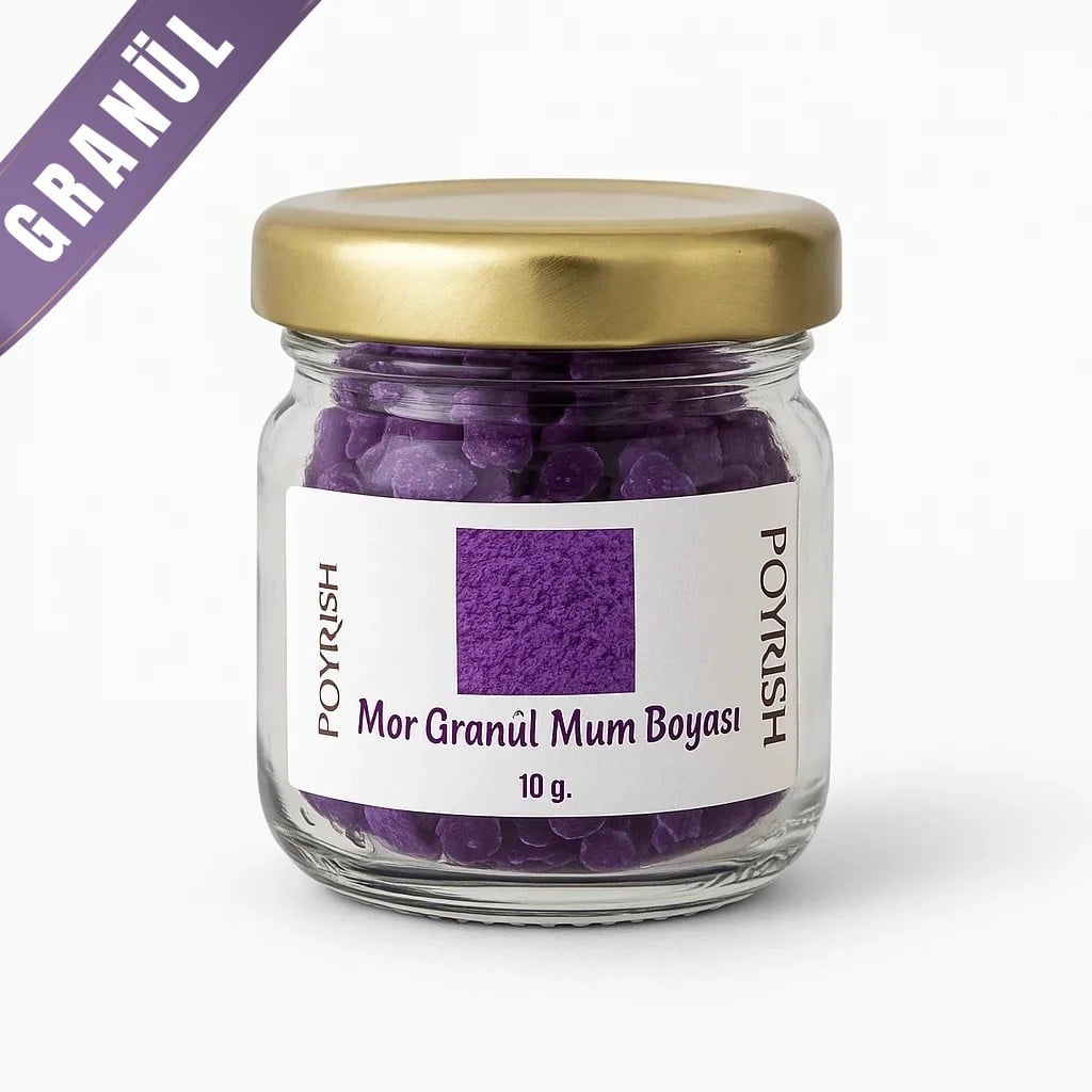 Mor Granül Mum Boyası 10 Gr
