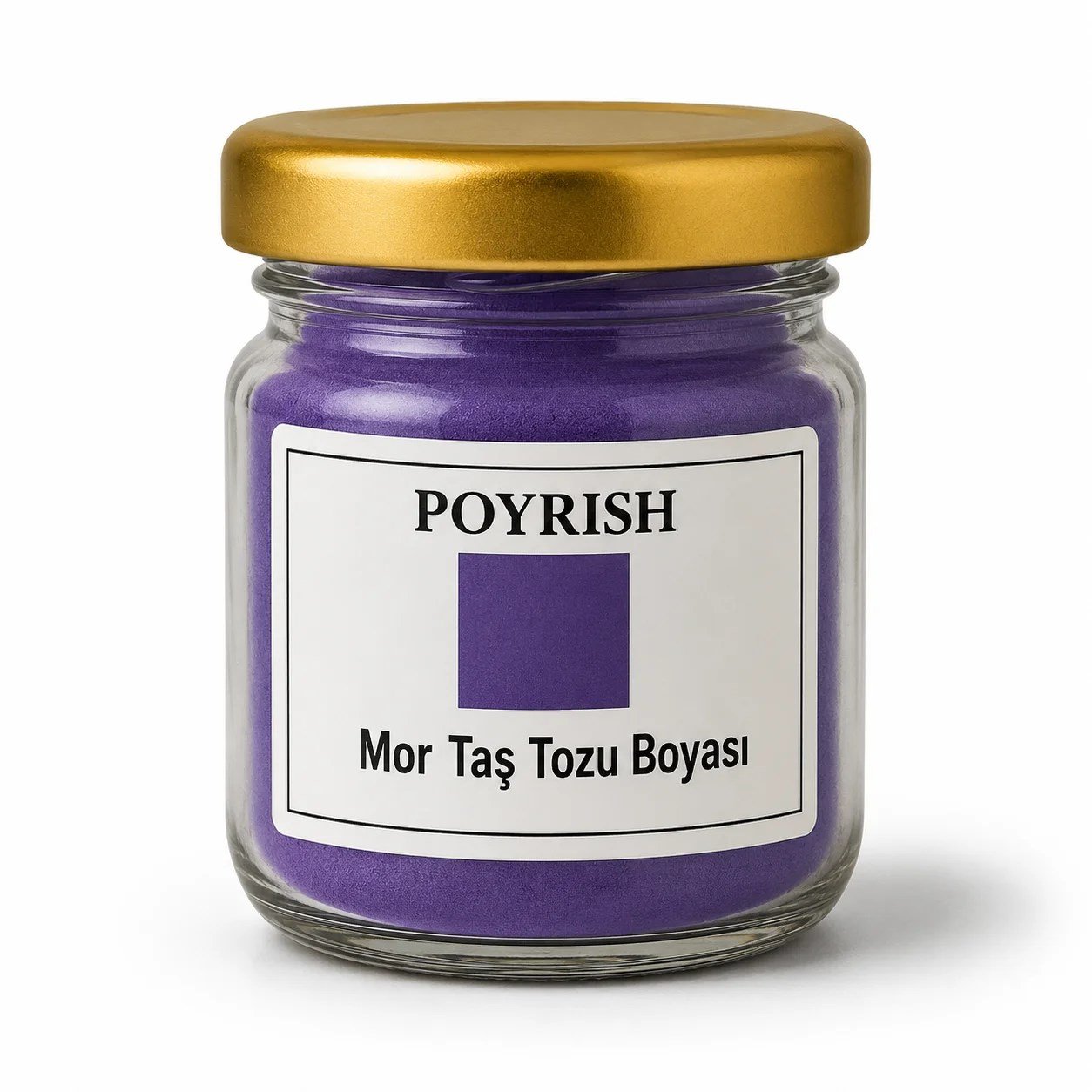 Mor Taş Tozu ve Epoksi Boyası 25 Gr.