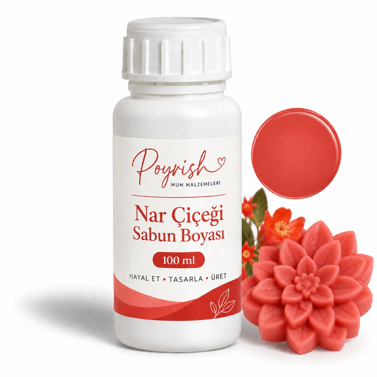 Nar Çiçeği Sabun Boyası 100 ml.