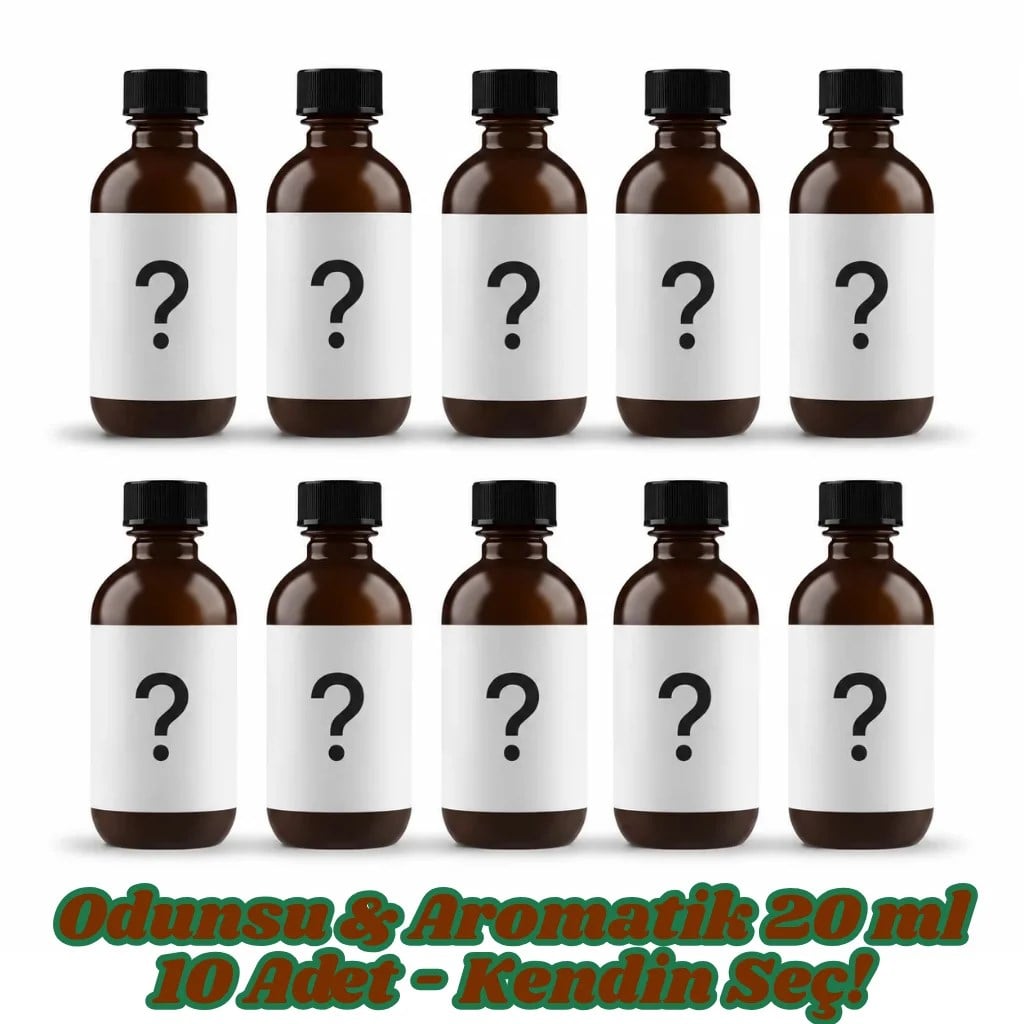Odunsu & Aromatik Kokular 20 ml. Kendin Seç Esans Seti - 10 Adet