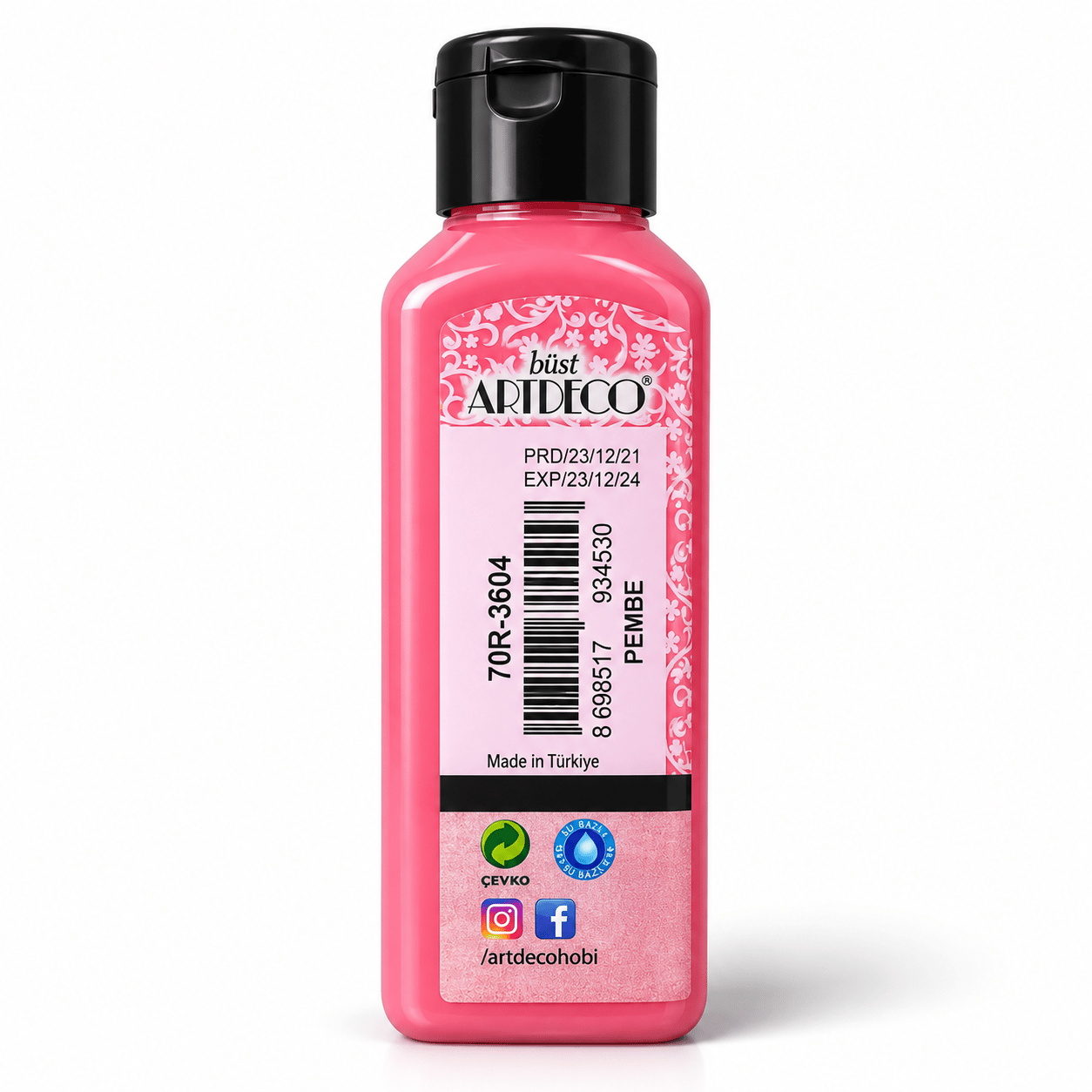 Pembe Akrilik Boya 140 ml.