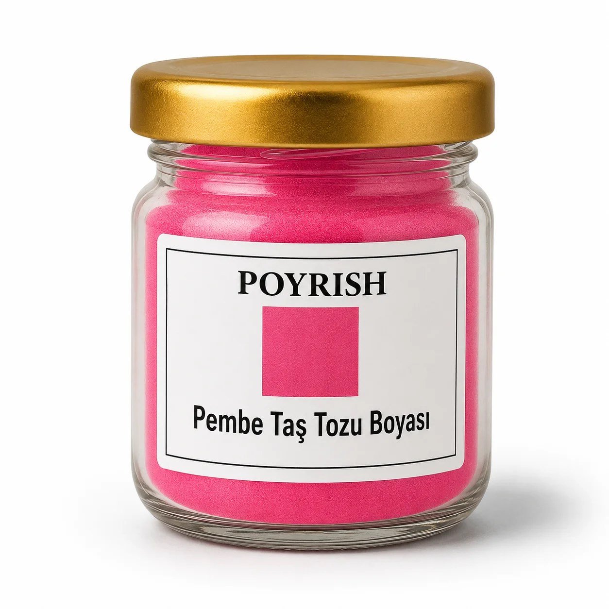 Pembe Taş Tozu ve Epoksi Boyası 25 Gr.