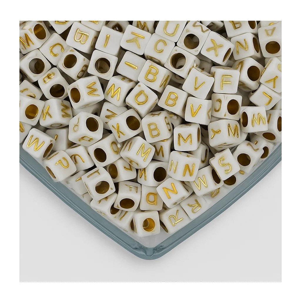 Plastik Harf Boncuk 250 Gr.