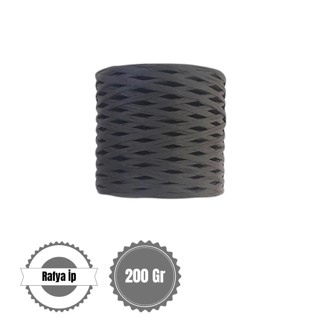 Rafya İp 200 Gr - Gri