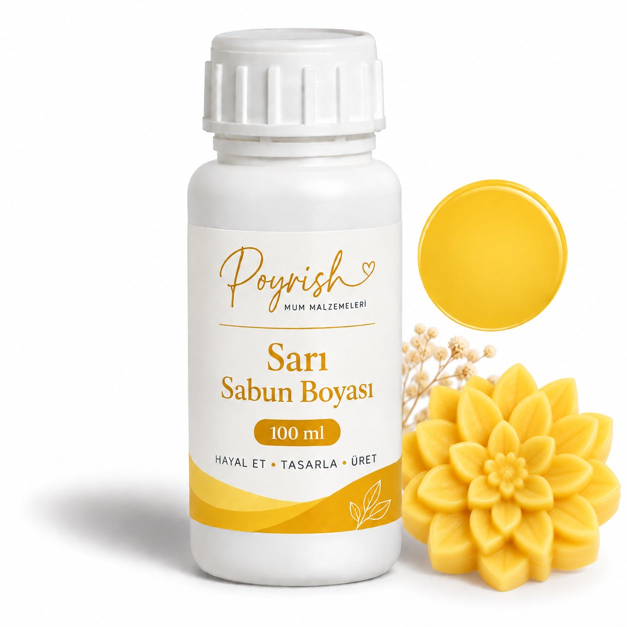 Sarı Sabun Boyası 100 ml.